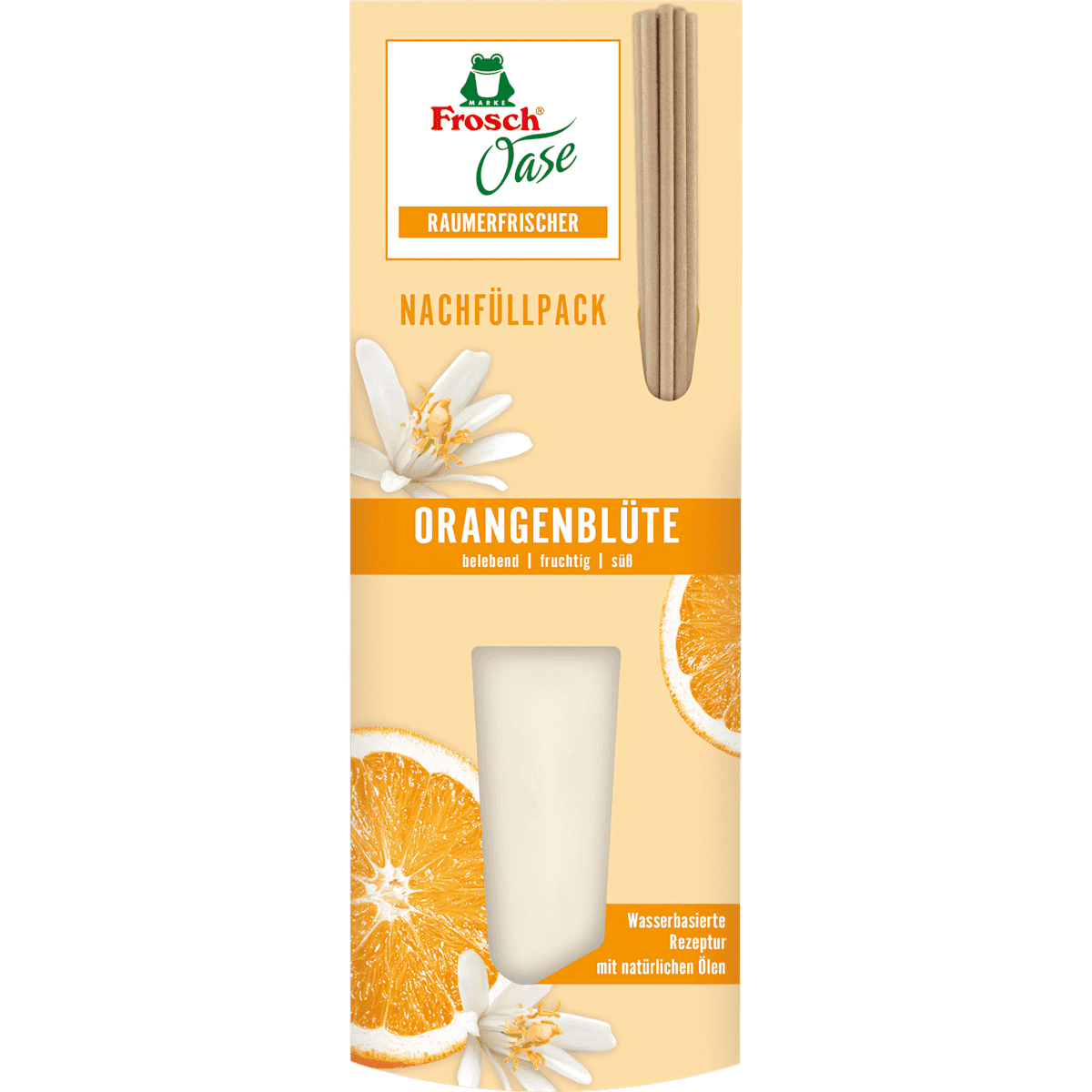 Frosch Sticks scented désodorisant refill flower d'oranger, 90 ml — authentic German product in Morocco