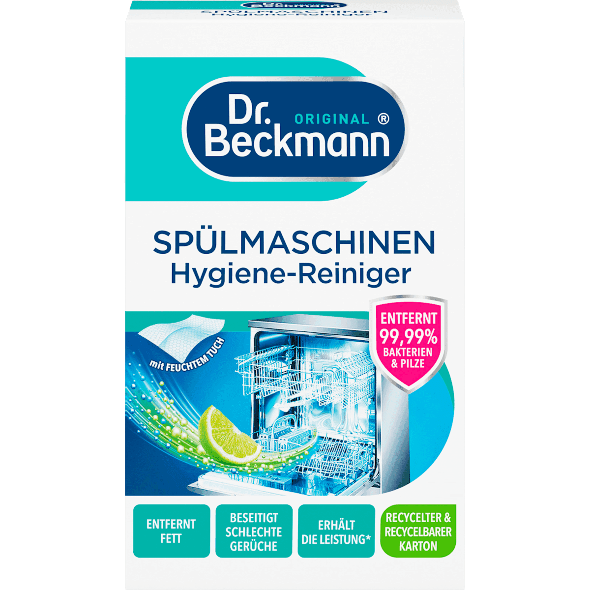 Dr. Beckmann Cleanser lave-dishes Hygiene, 75 ml — authentic German product in Morocco
