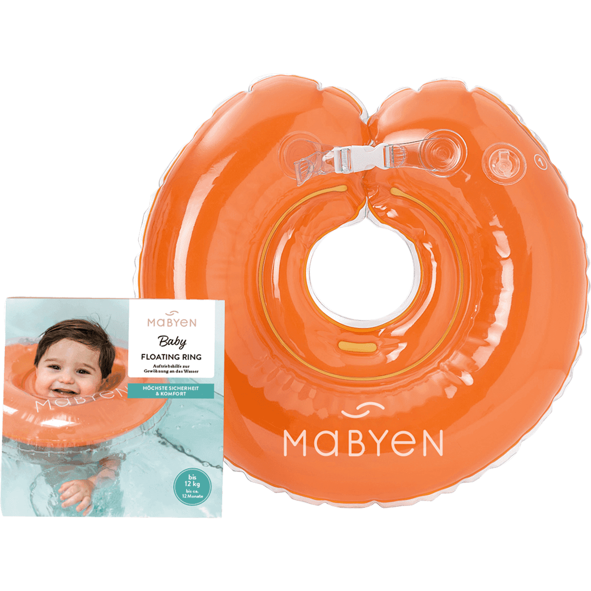 Mabyen Bébé Schwimmring, 1 pièce — produit allemand authentique au Maroc