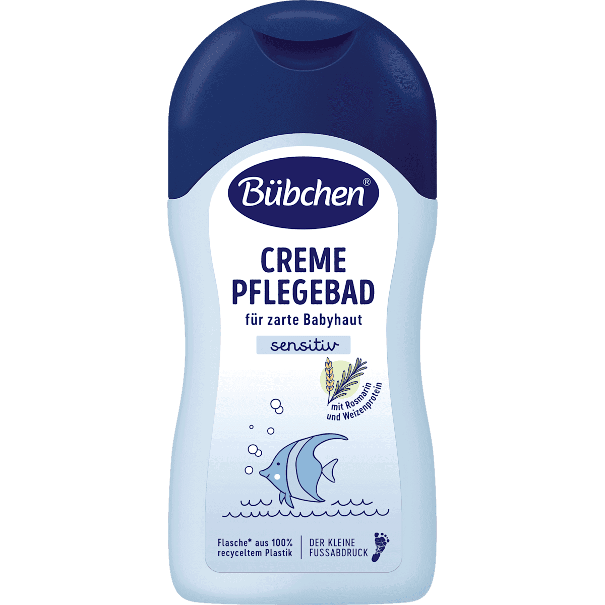 Bübchen Bébé Bain moussant crème bain de soin, 0,4 l — produit allemand authentique au Maroc