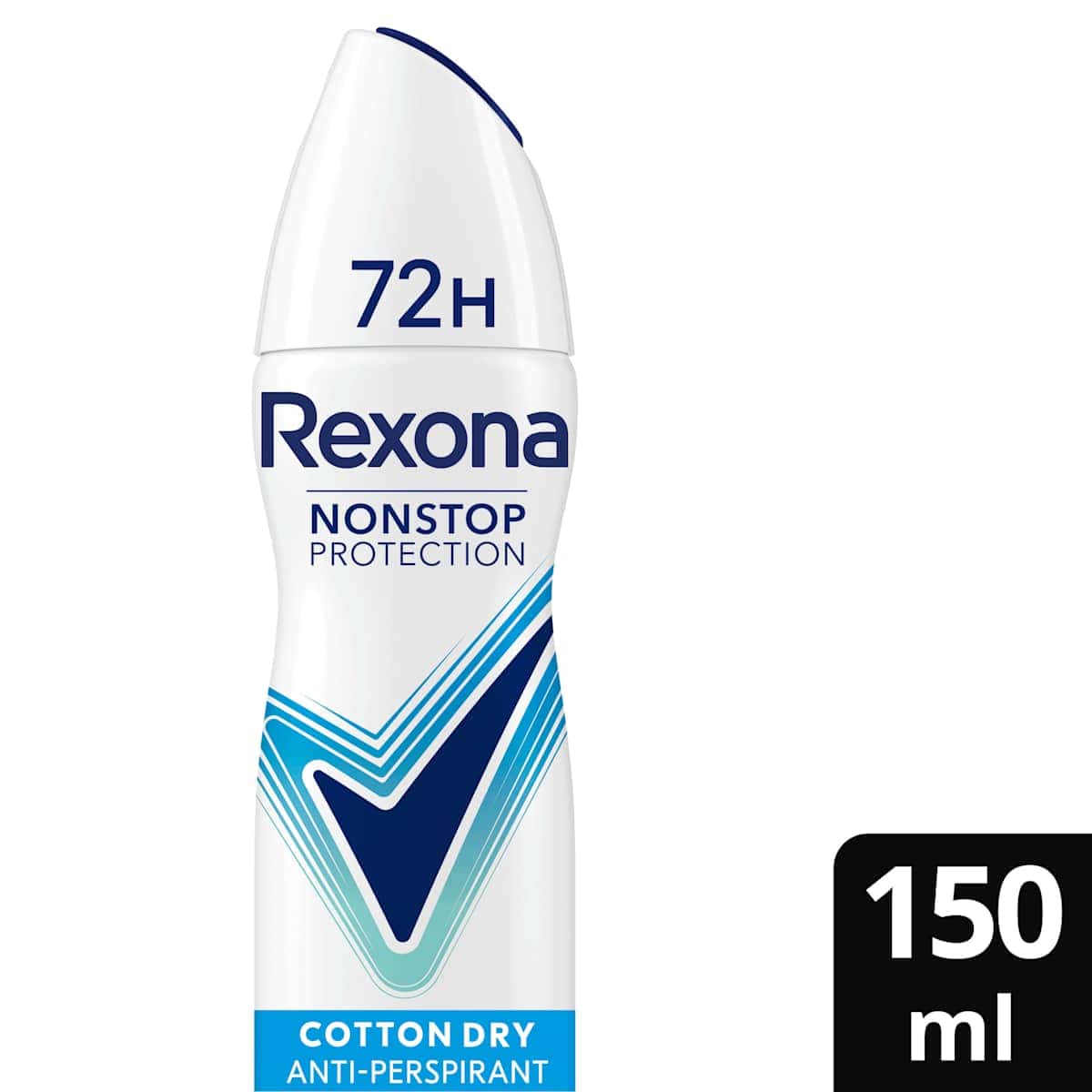 Rexona antiperspirant Deodorant spray Nonstop Protection Cotton Dry, 150 ml (Rexona Antitranspirant Deospray Nonstop Protection Cotton Dry, 150 ml) — authentic German product in Morocco