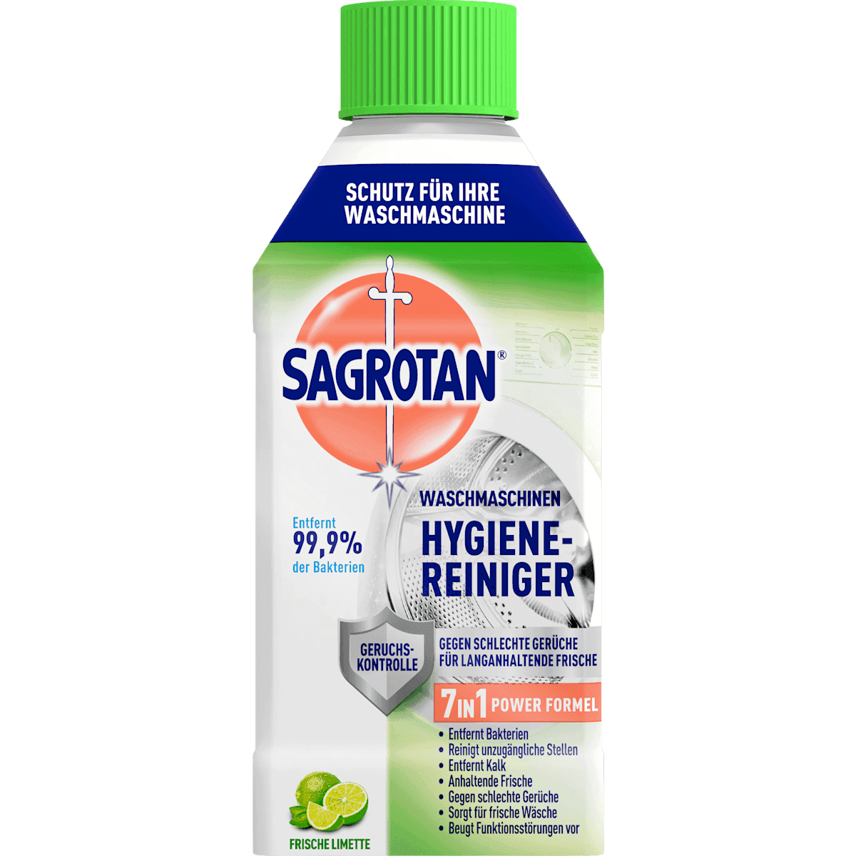 Sagrotan Nettoyant lave-linge Hygiene, 7in1, 250 ml — منتج ألماني أصلي في المغرب