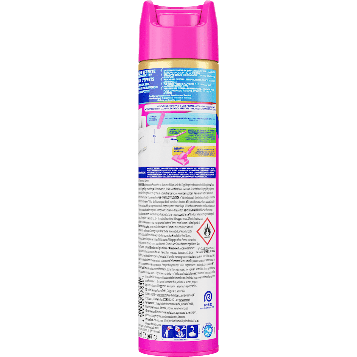 Vanish Teppichreiniger Schaum Gold, 650 ml — authentic German product in Morocco
