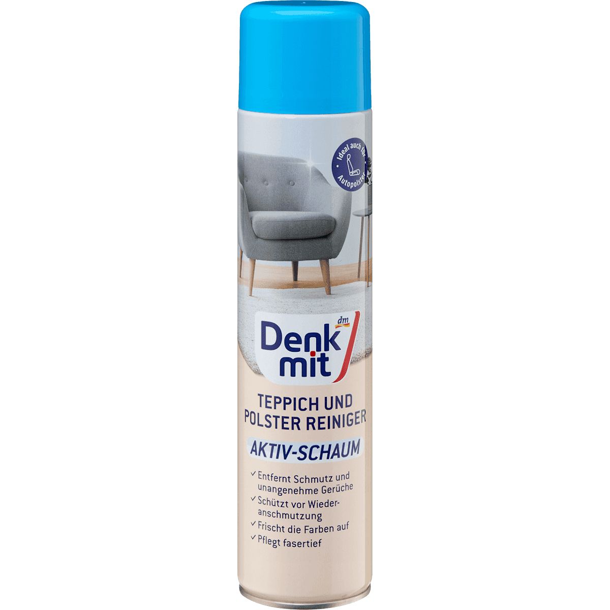 Denkmit Nettoyant tapis & tissus d'ameublement avec mousse active, 600 ml — منتج ألماني أصلي في المغرب