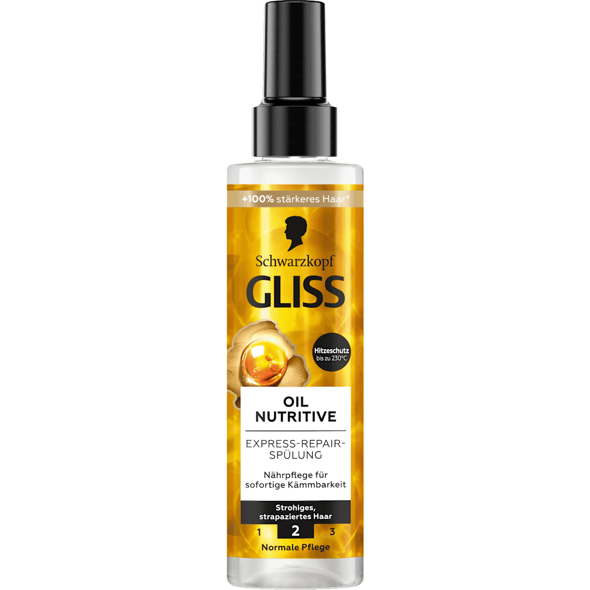 Schwarzkopf GLISS Après-shampooing en spray Express-Repair Oil Nutritive, 200 ml — منتج ألماني أصلي في المغرب