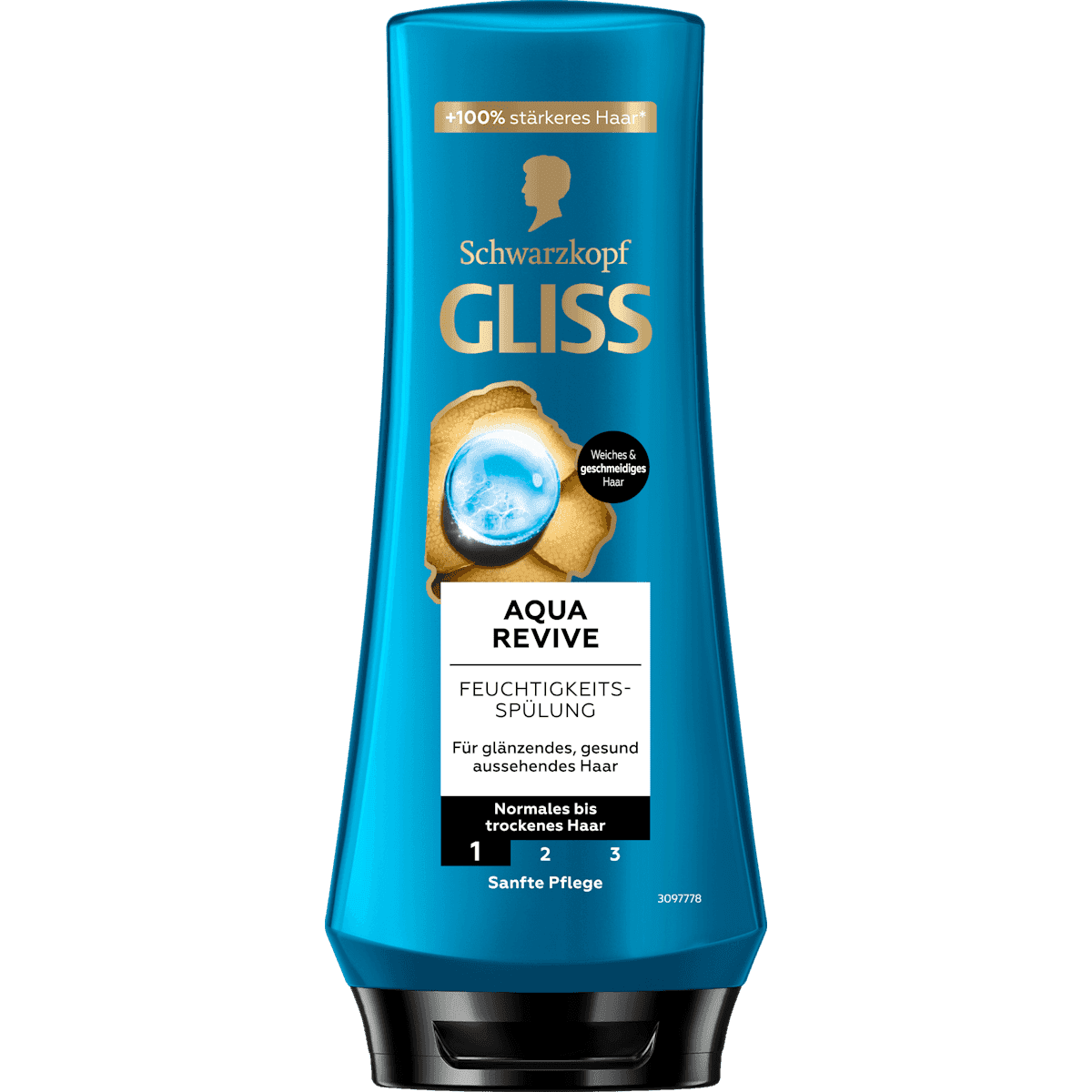 Schwarzkopf GLISS Conditioner Aqua Revive, 200 ml — authentic German product in Morocco