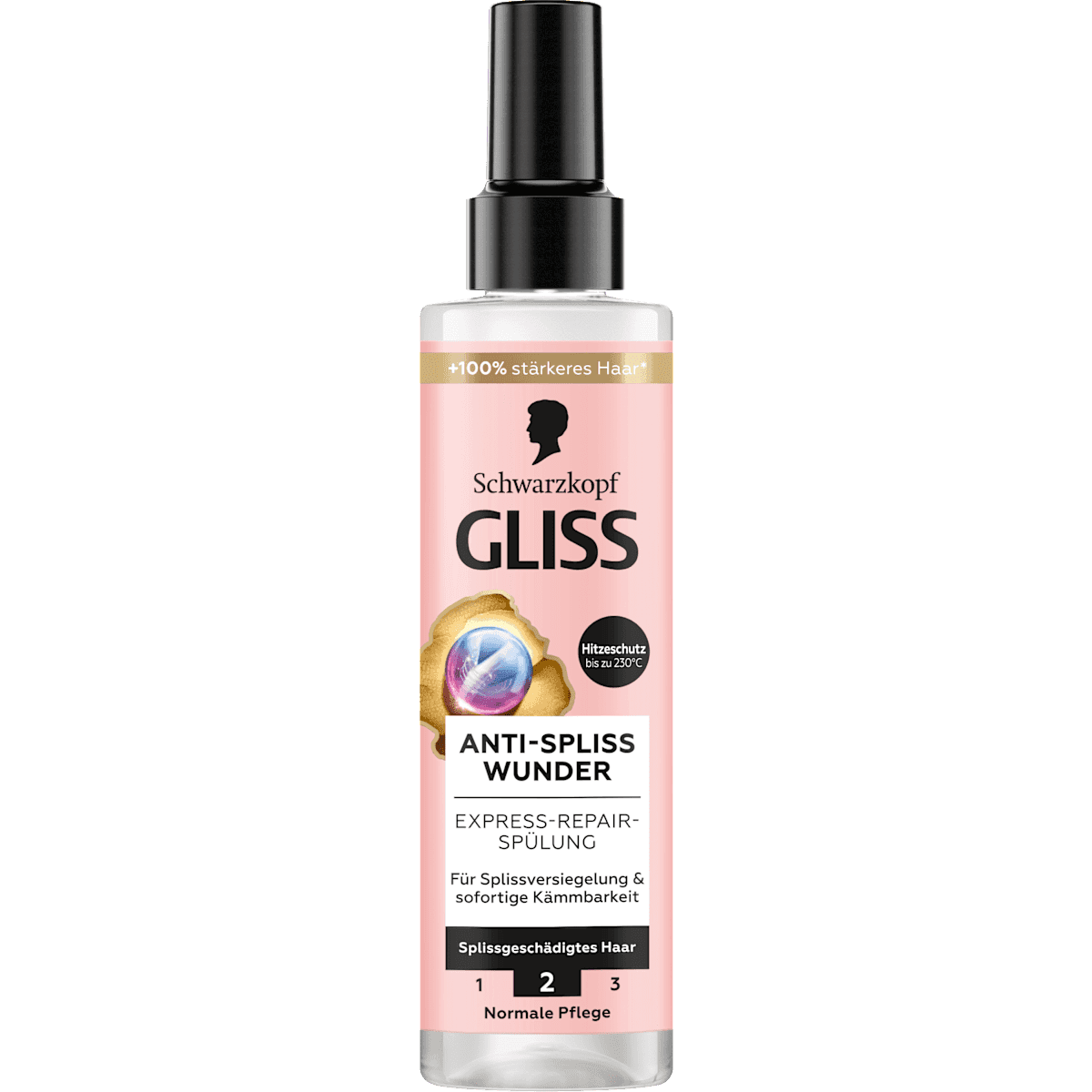 Schwarzkopf GLISS Après-shampooing en spray Express-Repair Anti-Spliss Wunder, 200 ml — منتج ألماني أصلي في المغرب