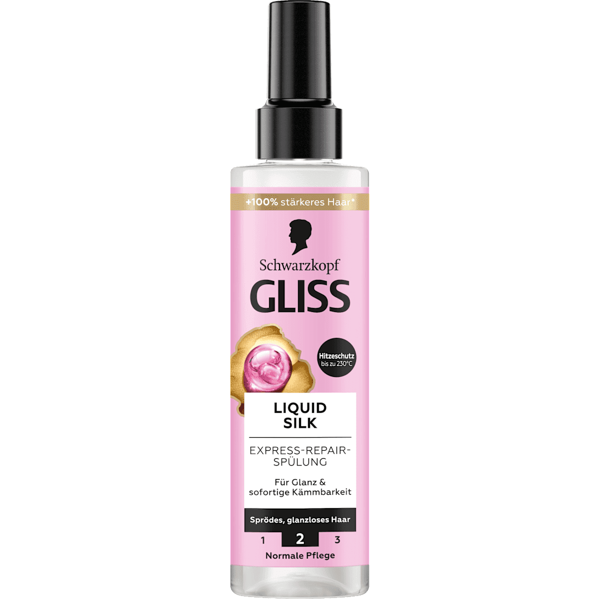 Schwarzkopf GLISS Après-shampooing en spray Express-Repair Liquid Silk, 200 ml (Schwarzkopf GLISS Sprüh-Conditioner Express-Repair Liquid Silk, 200 ml) — منتج ألماني أصلي في المغرب