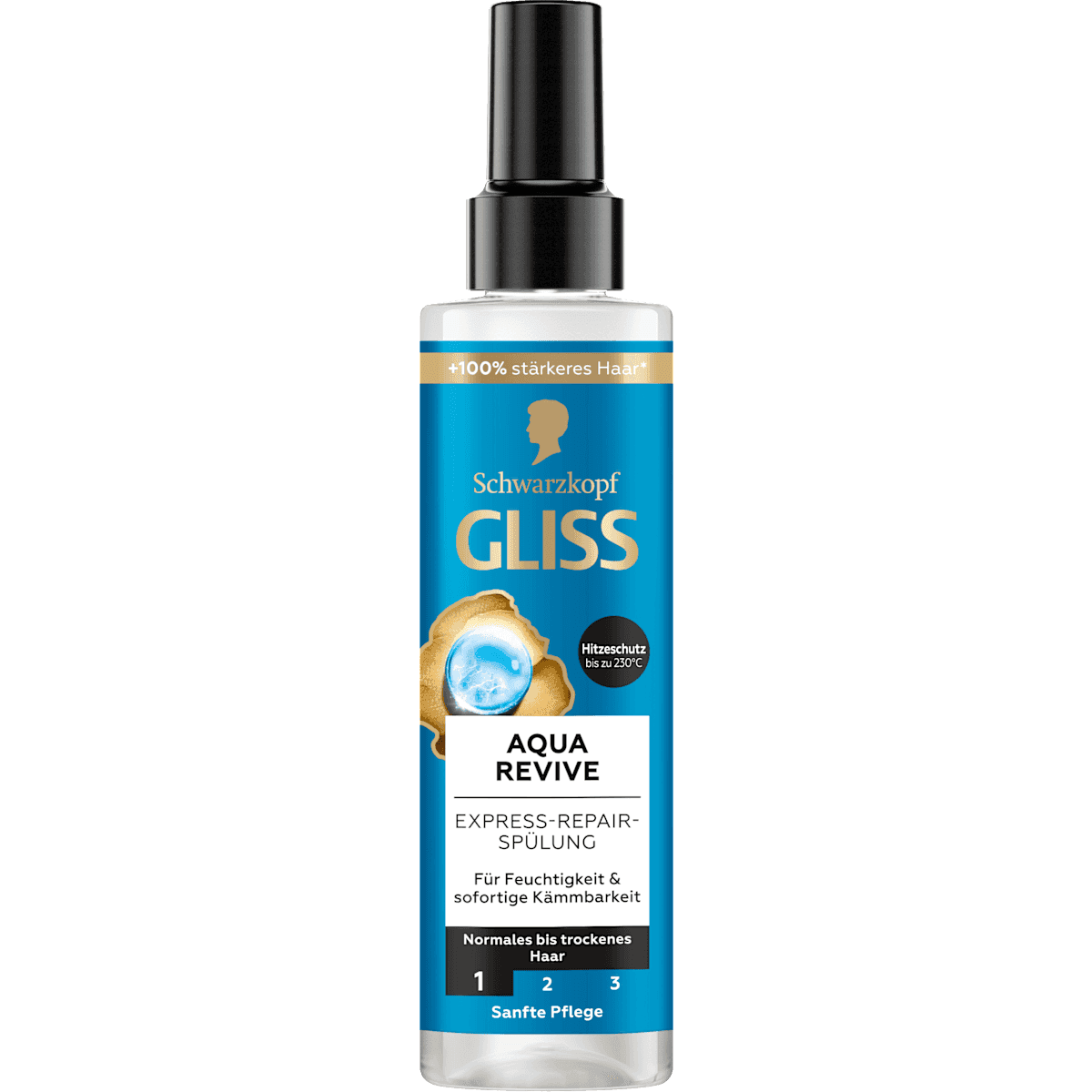 Schwarzkopf GLISS Après-shampooing en spray Express-Repair Aqua Revive, 200 ml — منتج ألماني أصلي في المغرب