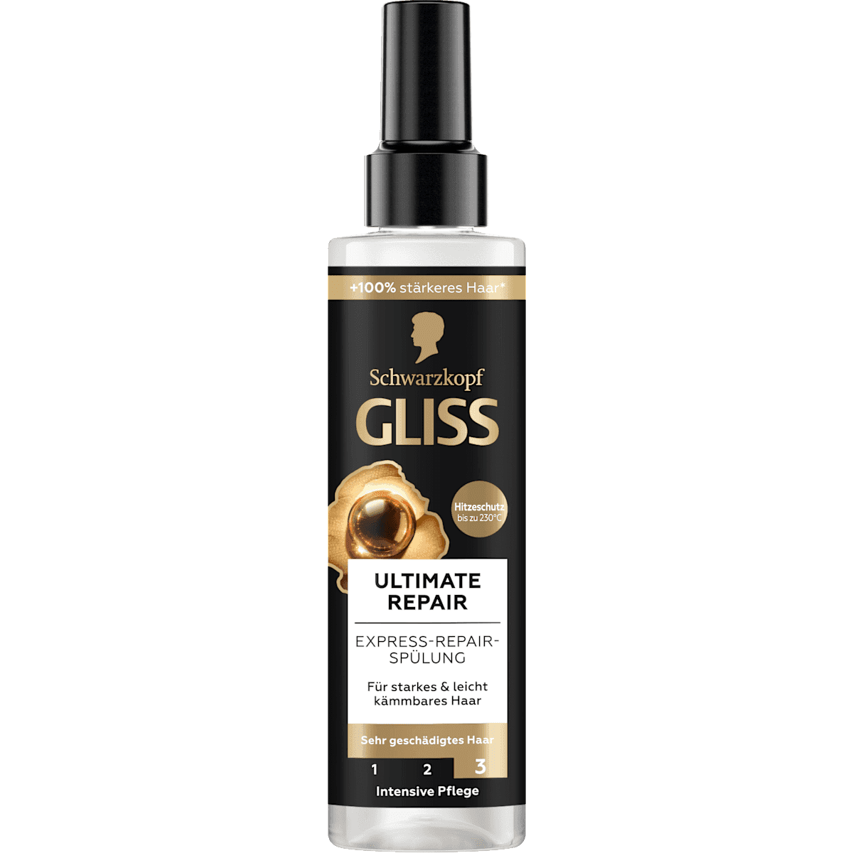 Schwarzkopf GLISS Après-shampooing en spray Express-Repair Ultimate Repair, 200 ml — منتج ألماني أصلي في المغرب