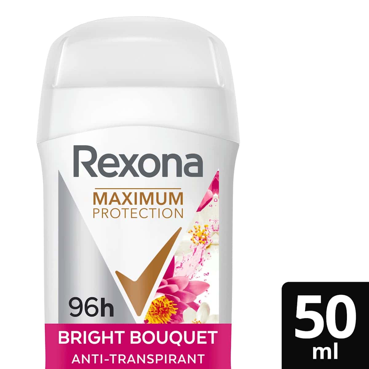 Rexona antiperspirant Deodorant stick Maximum Protection Bright Bouquet, 50 ml — authentic German product in Morocco