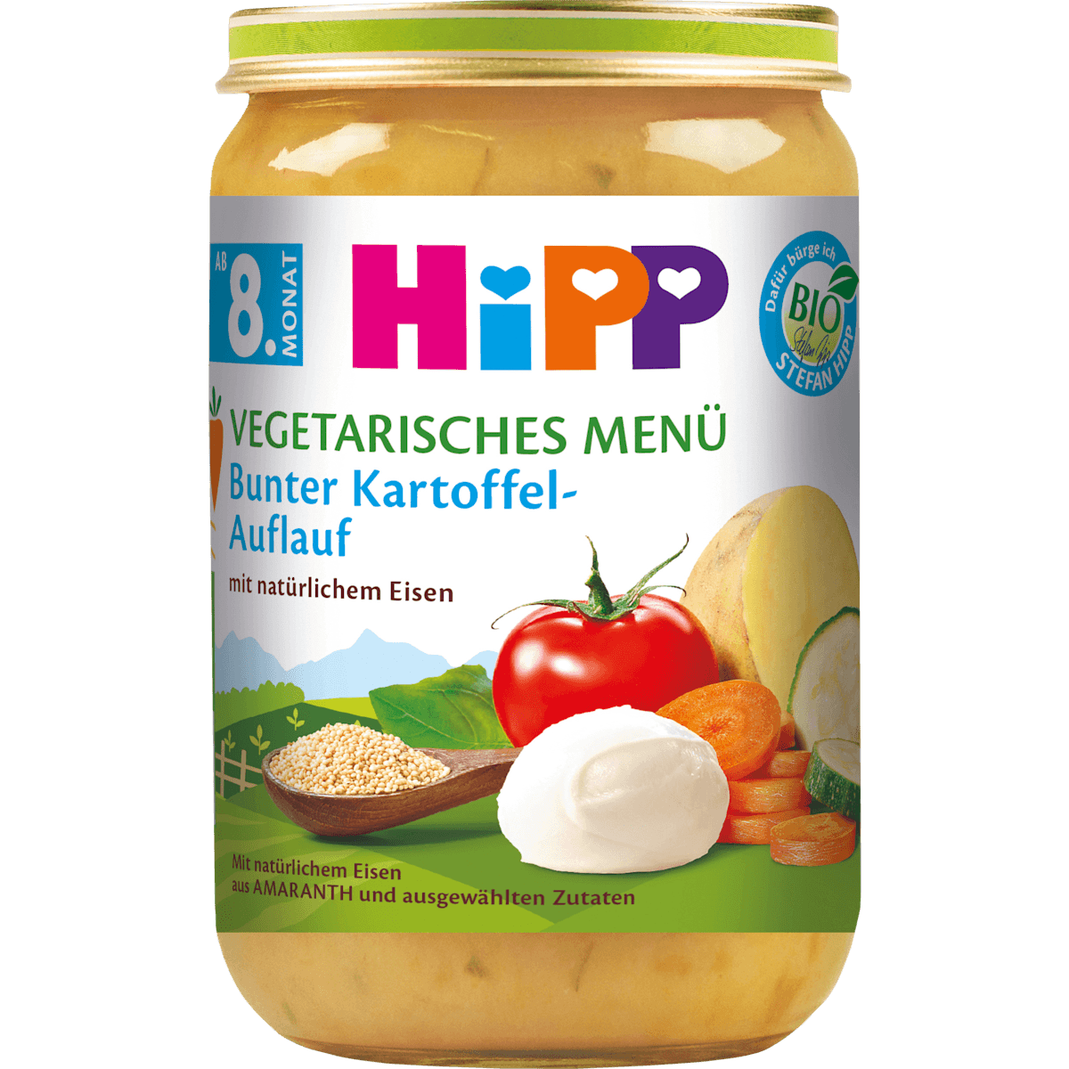 HiPP Petit plat vegetarisch Bunter Kartoffel-Auflauf dès 8 mois, 220 g — منتج ألماني أصلي في المغرب