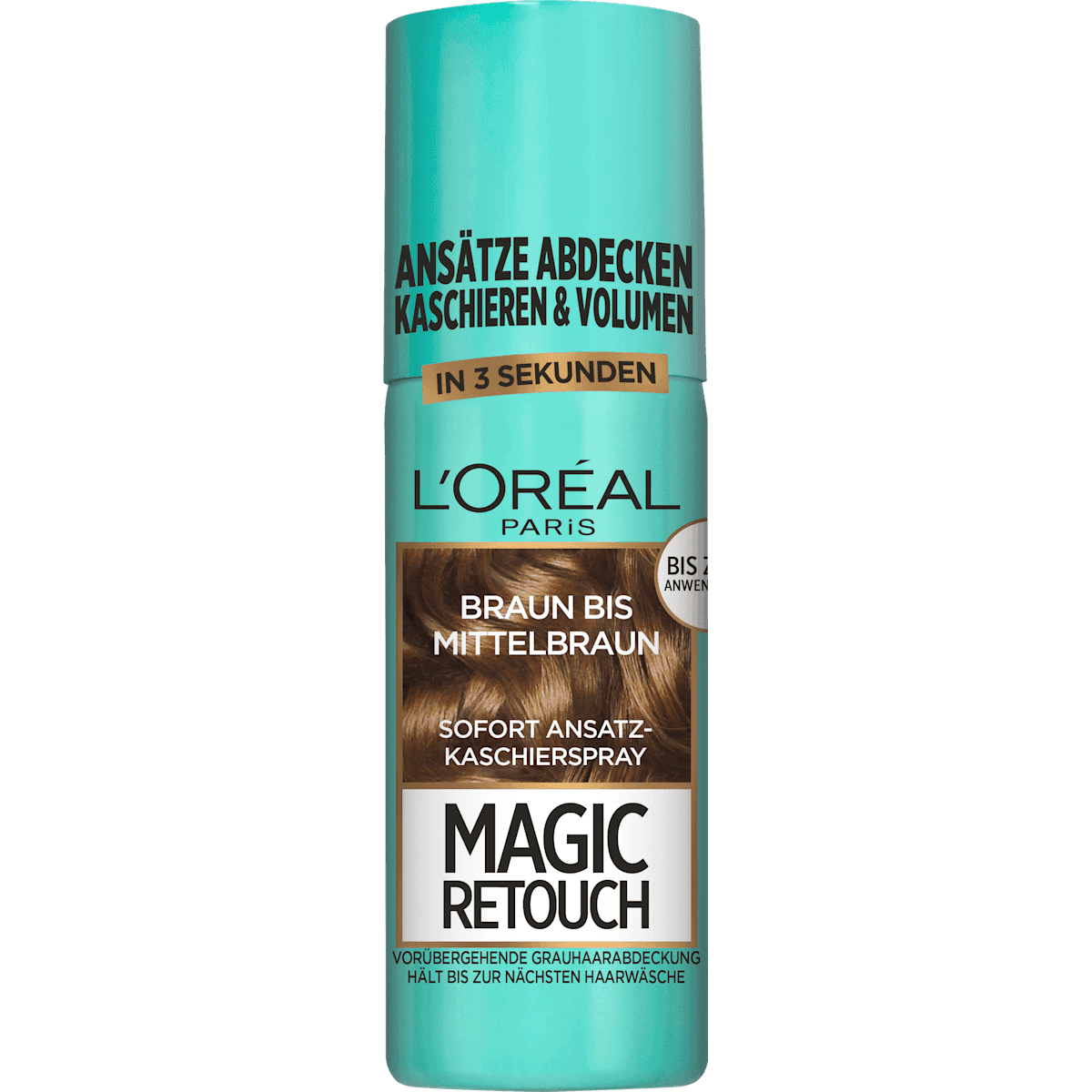 L'ORÉAL PARiS MAGIC RETOUCH Spray retouche racines brun à châtain, 75 ml — produit allemand authentique au Maroc