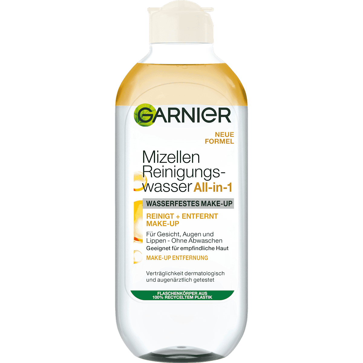 Garnier Skin Active Eau micellaire Waterproof All in 1, 400 ml — produit allemand authentique au Maroc