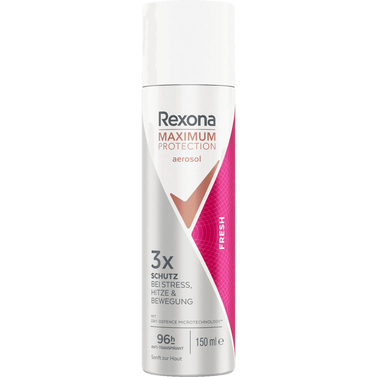 Rexona anti-transpirant Déodorant spray Maximum Protection Fresh, 150 ml (Rexona Antitranspirant Deospray Maximum Protection Fresh, 150 ml) — produit allemand authentique au Maroc