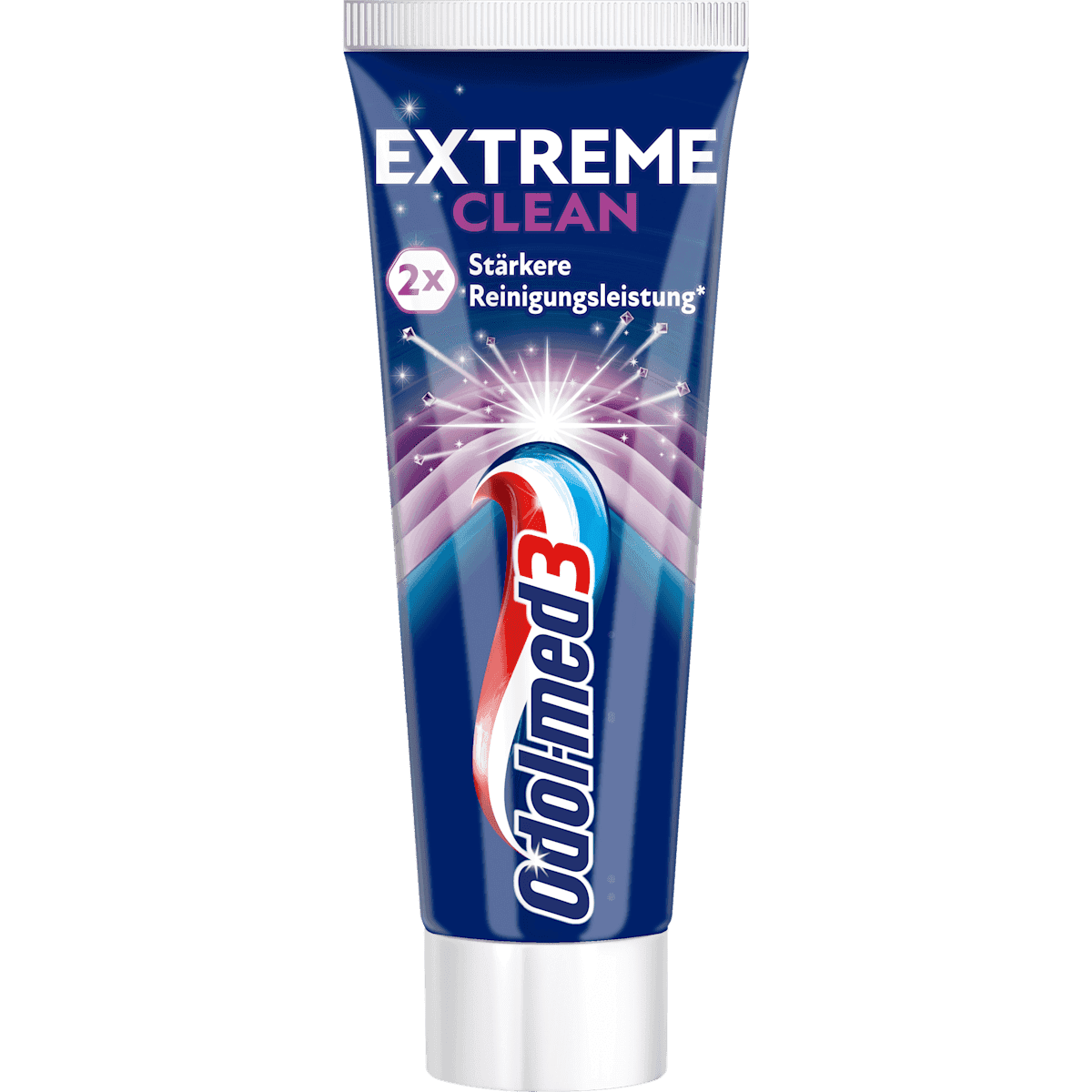 Odol med 3 Dentifrice Extreme Clean, 75 ml (Odol med 3 Zahnpasta Extreme Clean, 75 ml) — produit allemand authentique au Maroc