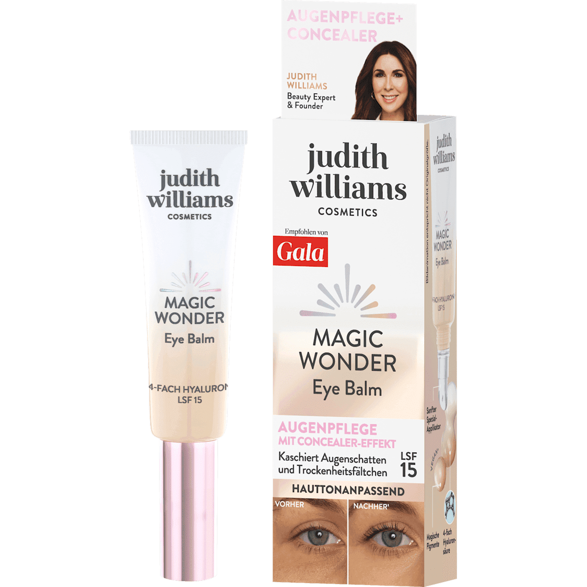 judith williams COSMETICS crème contour des yeux Magic Wonder, 10 ml — produit allemand authentique au Maroc