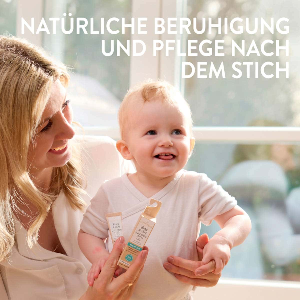 Mabyen Insektenstichgel Soforthilfe Bébé & Kids, 10 ml (Mabyen Insektenstichgel Soforthilfe Baby & Kids, 10 ml) — produit allemand authentique au Maroc