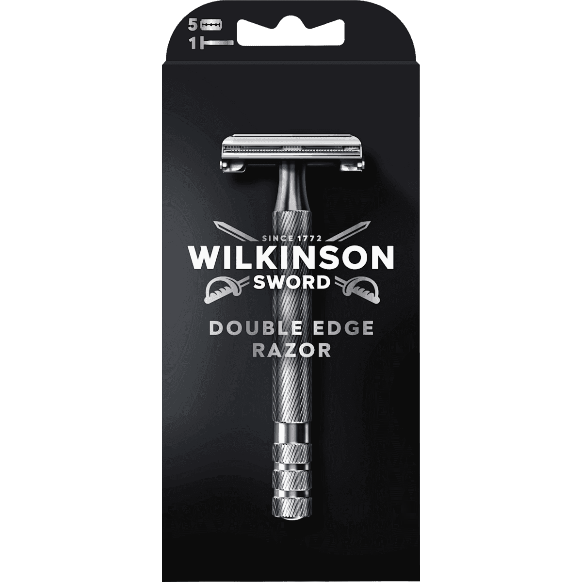 Wilkinson Sword Rasoir de sûreté Barber’s Style The Edger avec lames de rechange, 1 pièce — produit allemand authentique au Maroc