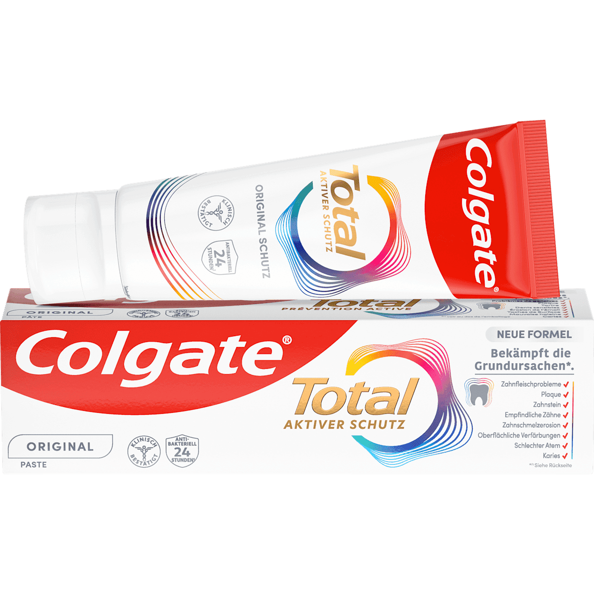 Colgate Dentifrice Total protection active, Original, 75 ml — منتج ألماني أصلي في المغرب