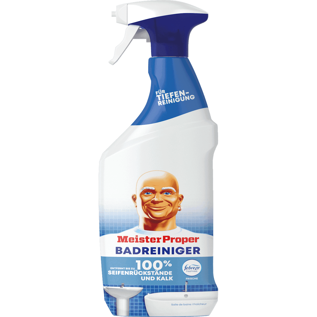 Meister Proper Nettoyant salle de bain Spray, 800 ml (Meister Proper Badreiniger Spray, 800 ml) — produit allemand authentique au Maroc