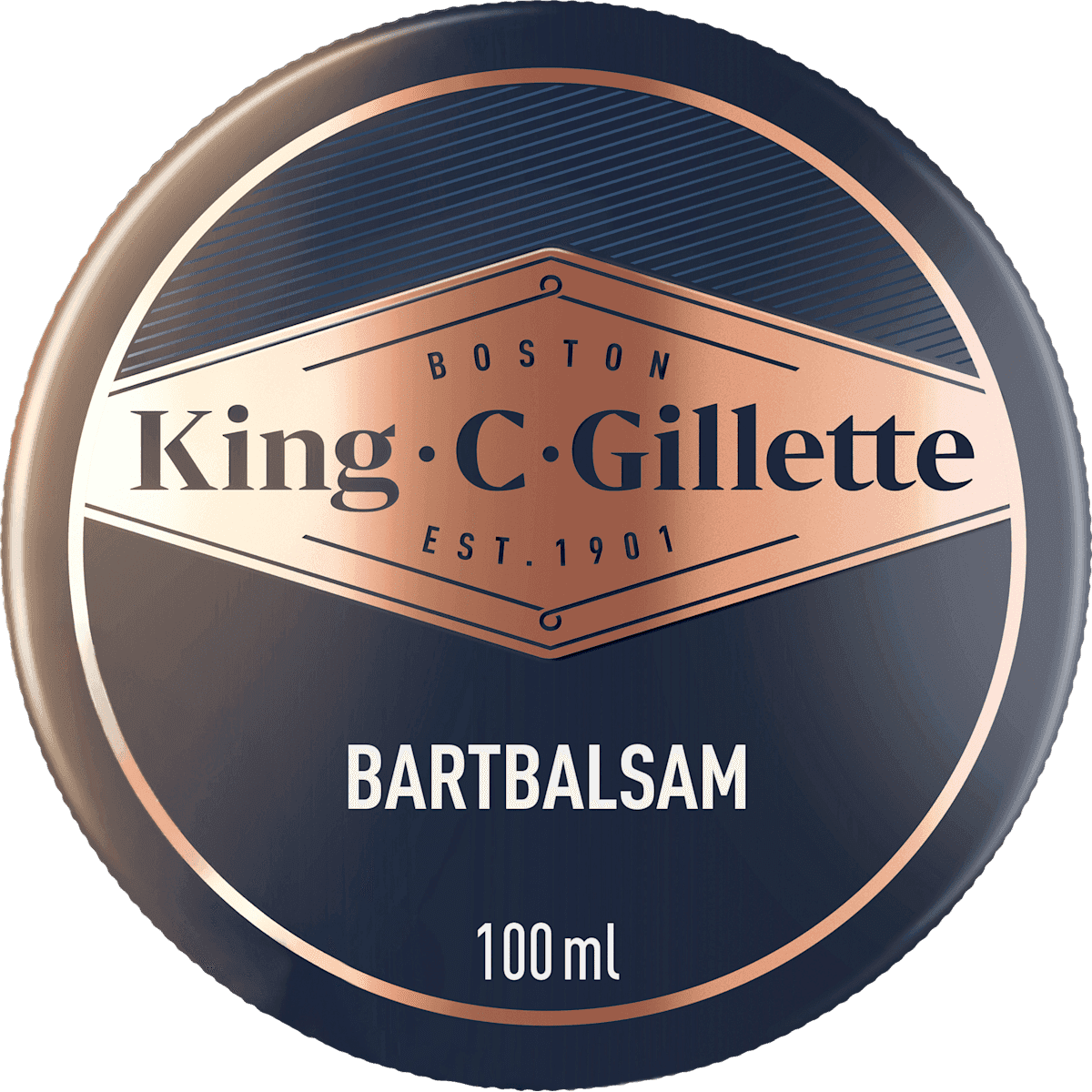 King C. Gillette Baume à barbe, 100 ml (King C. Gillette Bartbalsam, 100 ml) — produit allemand authentique au Maroc