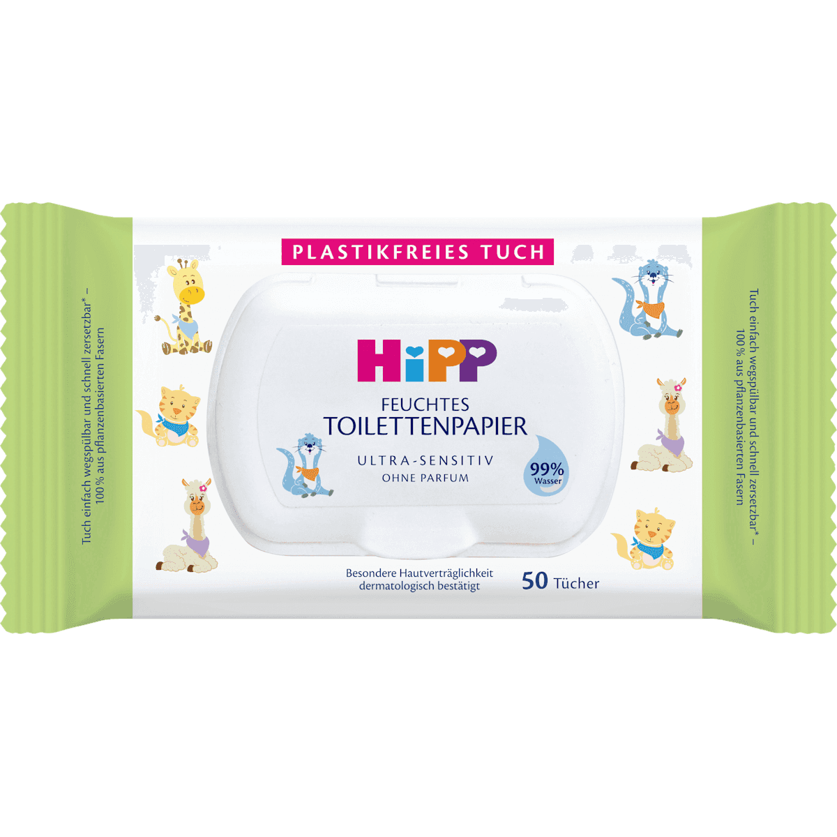 HiPP Babysanft Papier toilette humide ultra sensible, 50 pièces — منتج ألماني أصلي في المغرب