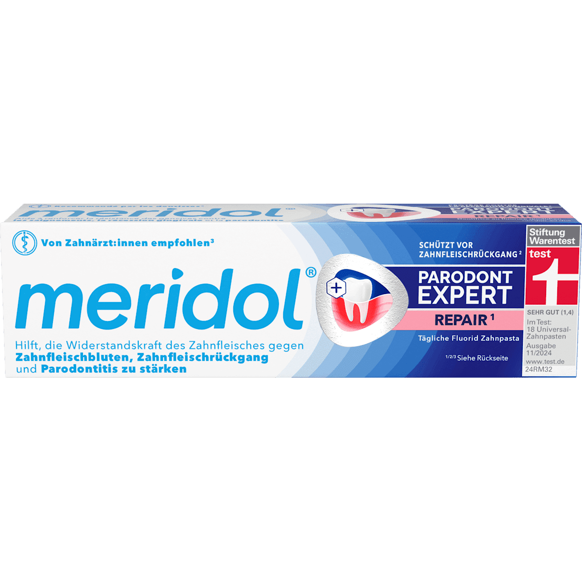 meridol Dentifrice Parodont Expert, 75 ml (meridol Zahnpasta Parodont Expert, 75 ml) — منتج ألماني أصلي في المغرب