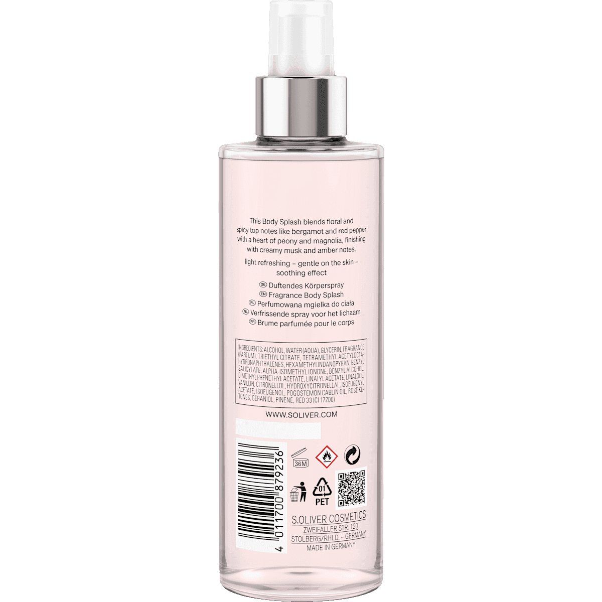 s.Oliver For Her Brume corporelle Body Mist, 250 ml (s.Oliver For Her Körperspray Body Mist, 250 ml) — منتج ألماني أصلي في المغرب