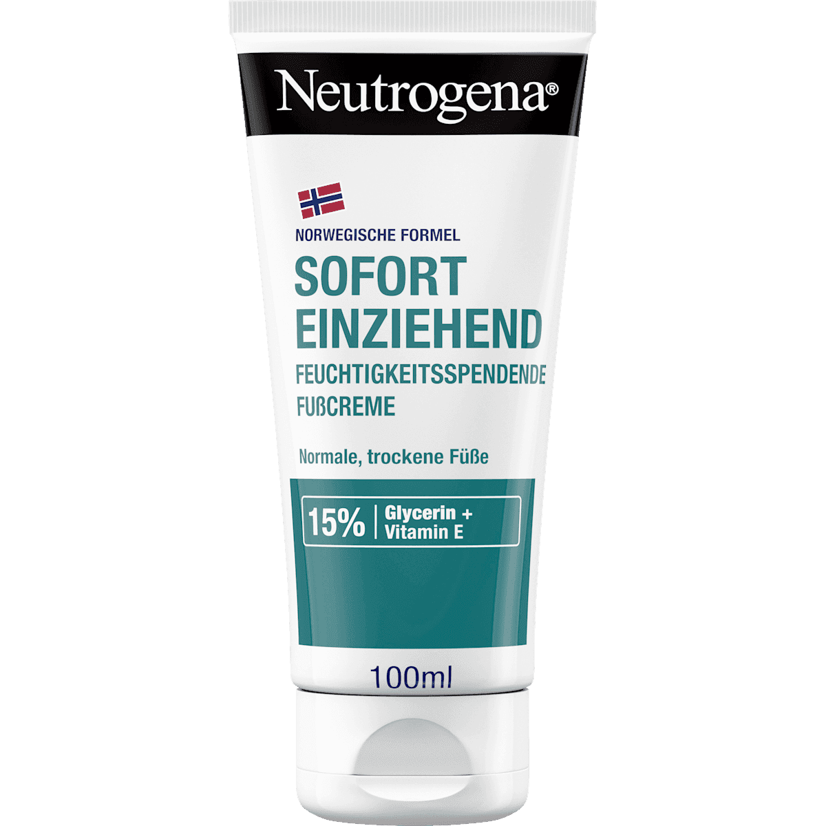 Neutrogena crème pieds sofort einziehend pour peaux sèches, 100 ml — produit allemand authentique au Maroc