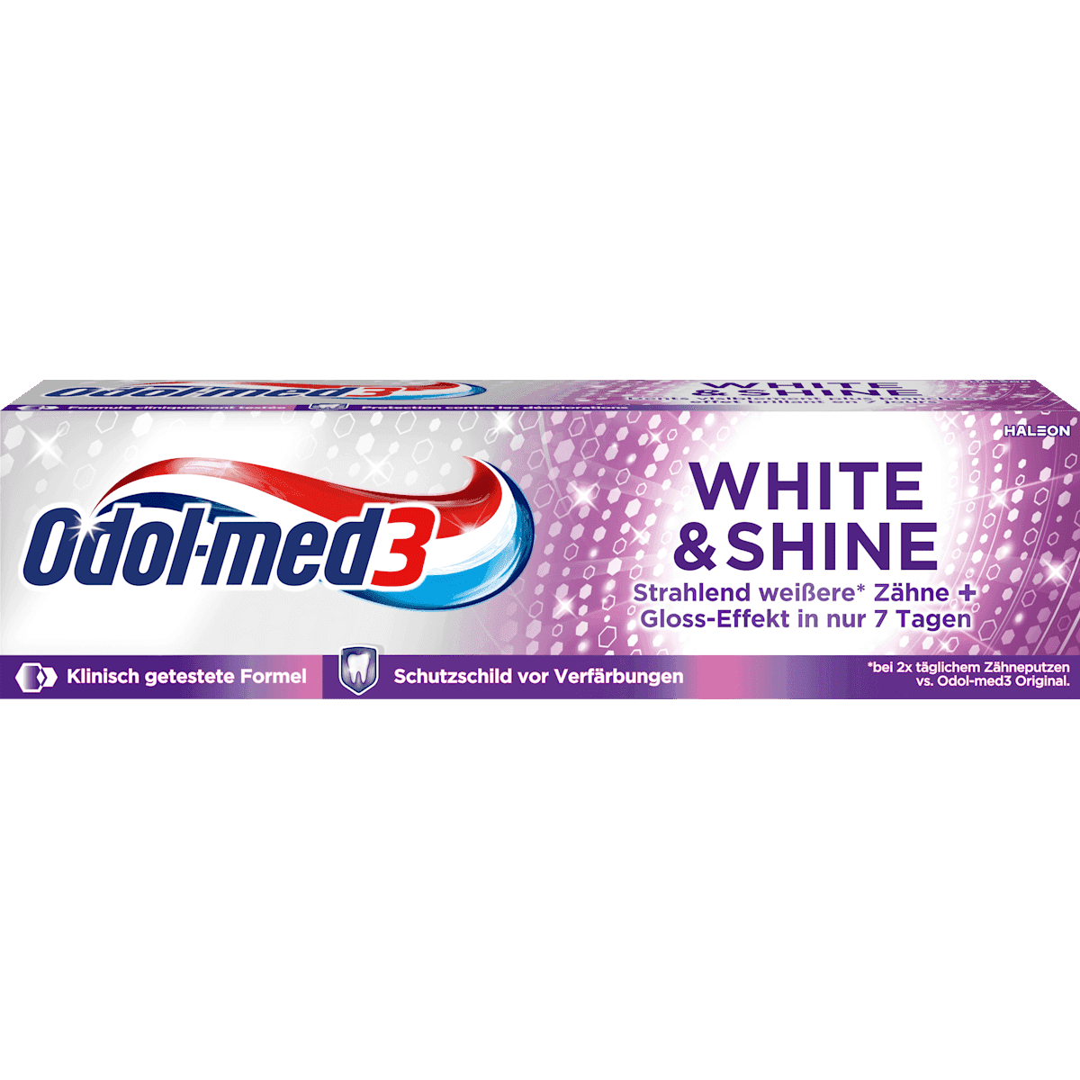 Odol med 3 Dentifrice White & Shine, 75 ml (Odol med 3 Zahnpasta White & Shine, 75 ml) — منتج ألماني أصلي في المغرب