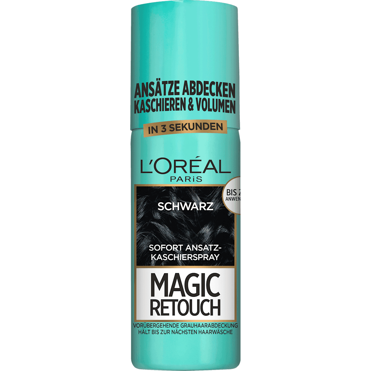 L'ORÉAL PARiS MAGIC RETOUCH Spray retouche racines noir, 75 ml — produit allemand authentique au Maroc
