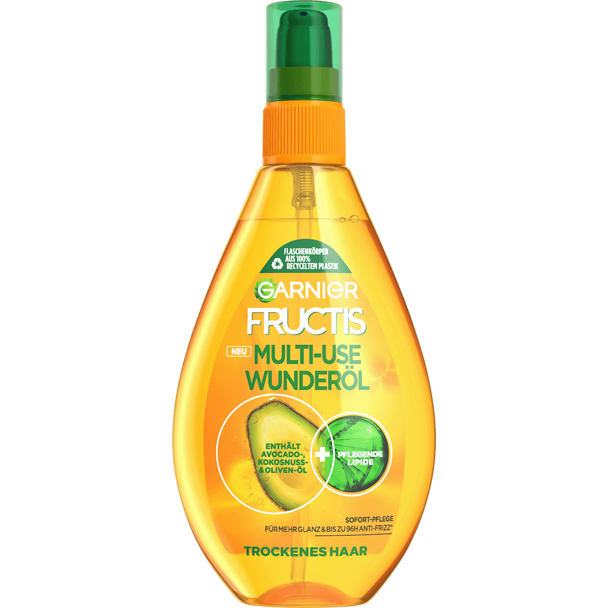 GARNIER FRUCTIS Huile capillaire Oil Repair Wunder-huile, 150 ml — produit allemand authentique au Maroc