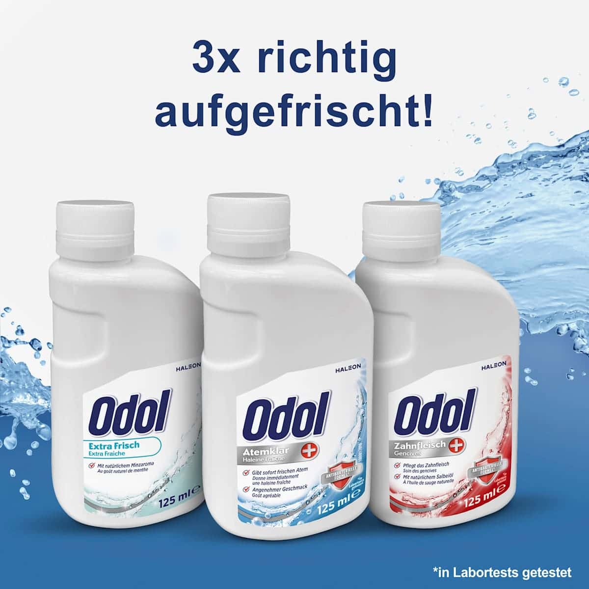 Odol Bain de bouche extra frais, 125 ml (Odol Mundwasser extra frisch, 125 ml) — منتج ألماني أصلي في المغرب