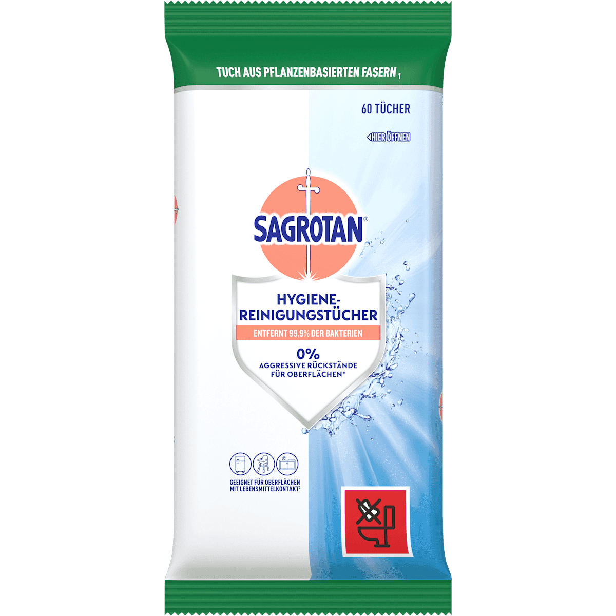 Sagrotan Lingettes désinfectantes, 60 pièces — منتج ألماني أصلي في المغرب