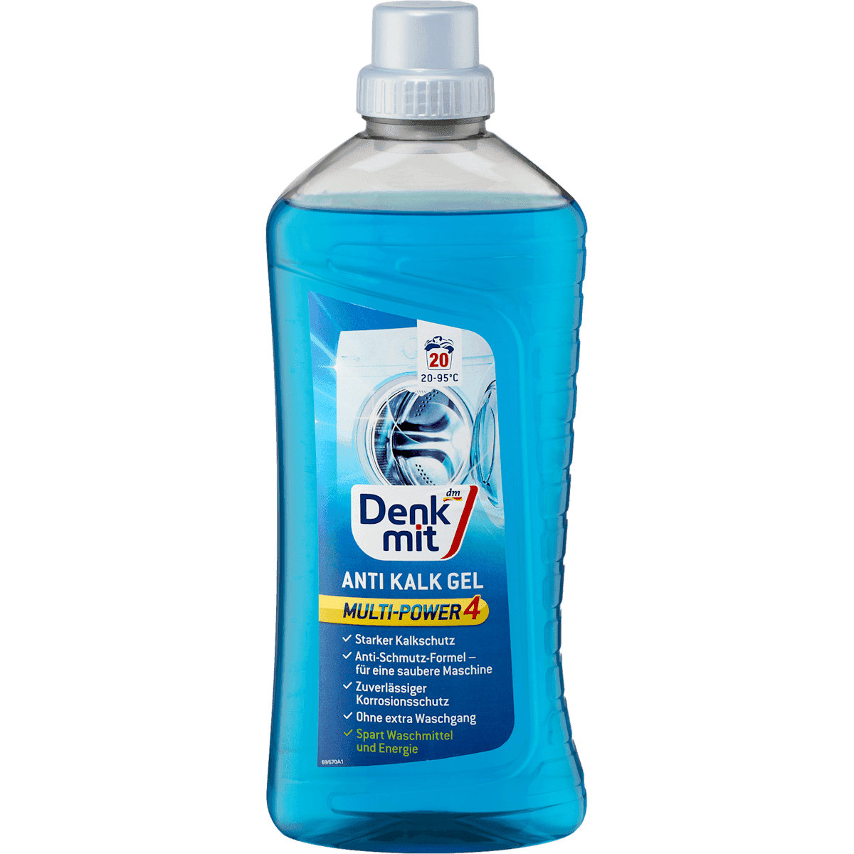 Denkmit Nettoyant anti-calcaire Gel pour Machine à laver, 1 l — منتج ألماني أصلي في المغرب