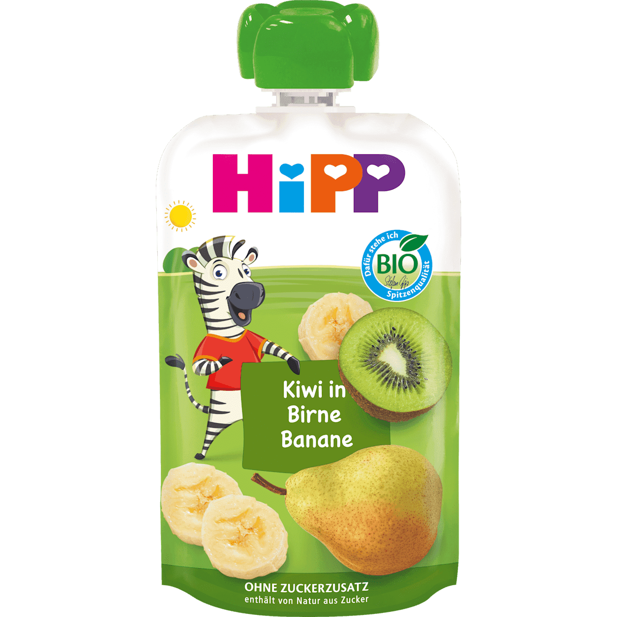 HiPP Quetschie Kiwi in Birne Banane dès 1 an, 100 g (HiPP Quetschie Kiwi in Birne Banane ab 1 Jahr, 100 g) — منتج ألماني أصلي في المغرب