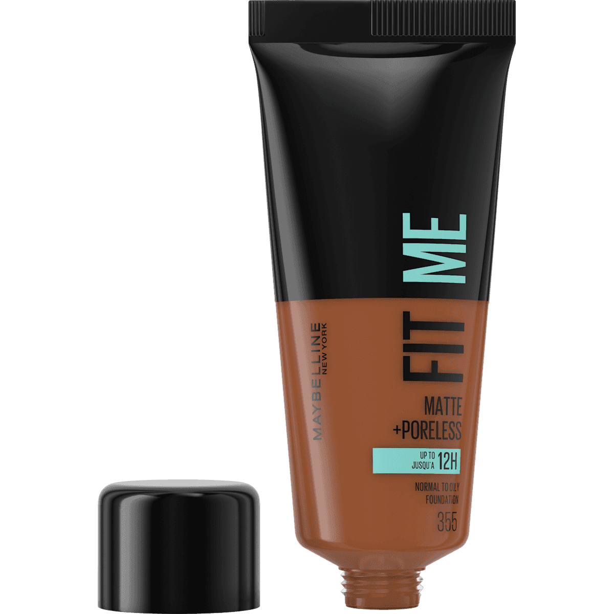 MAYBELLINE NEW YORK Foundation Fit Me Matte & Poreless 355 Pecan, 30 ml — منتج ألماني أصلي في المغرب