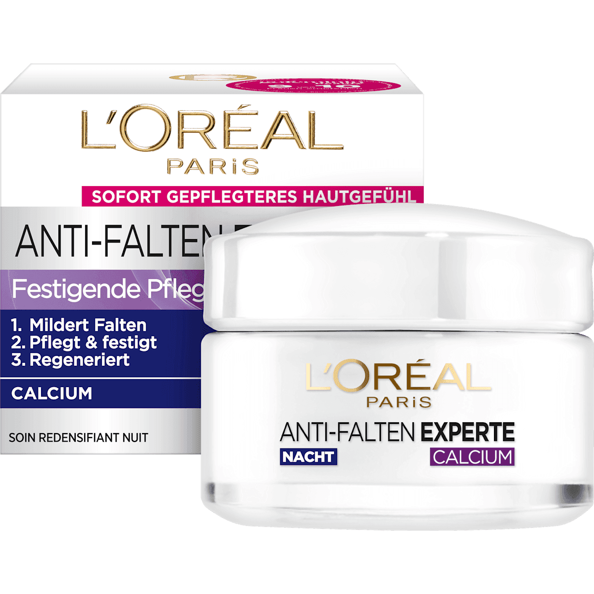 L'ORÉAL PARiS crème de nuit Expert anti-rides 55+, 50 ml — منتج ألماني أصلي في المغرب