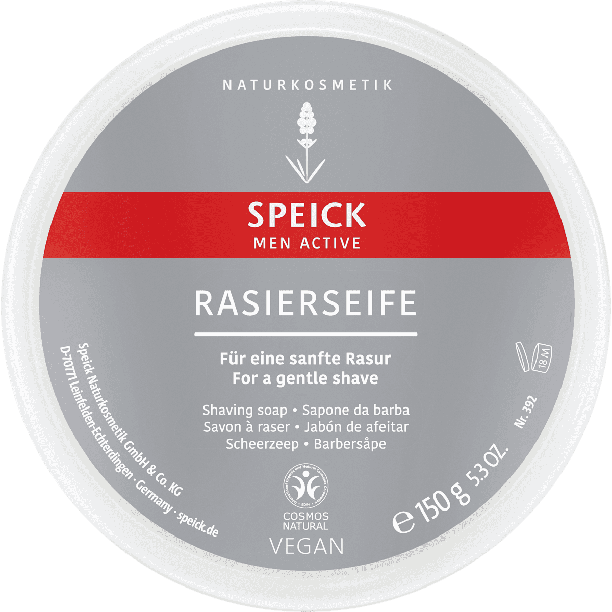 SPEICK Men Active Savon à raser, 150 ml (SPEICK Men Active Rasierseife, 150 ml) — منتج ألماني أصلي في المغرب