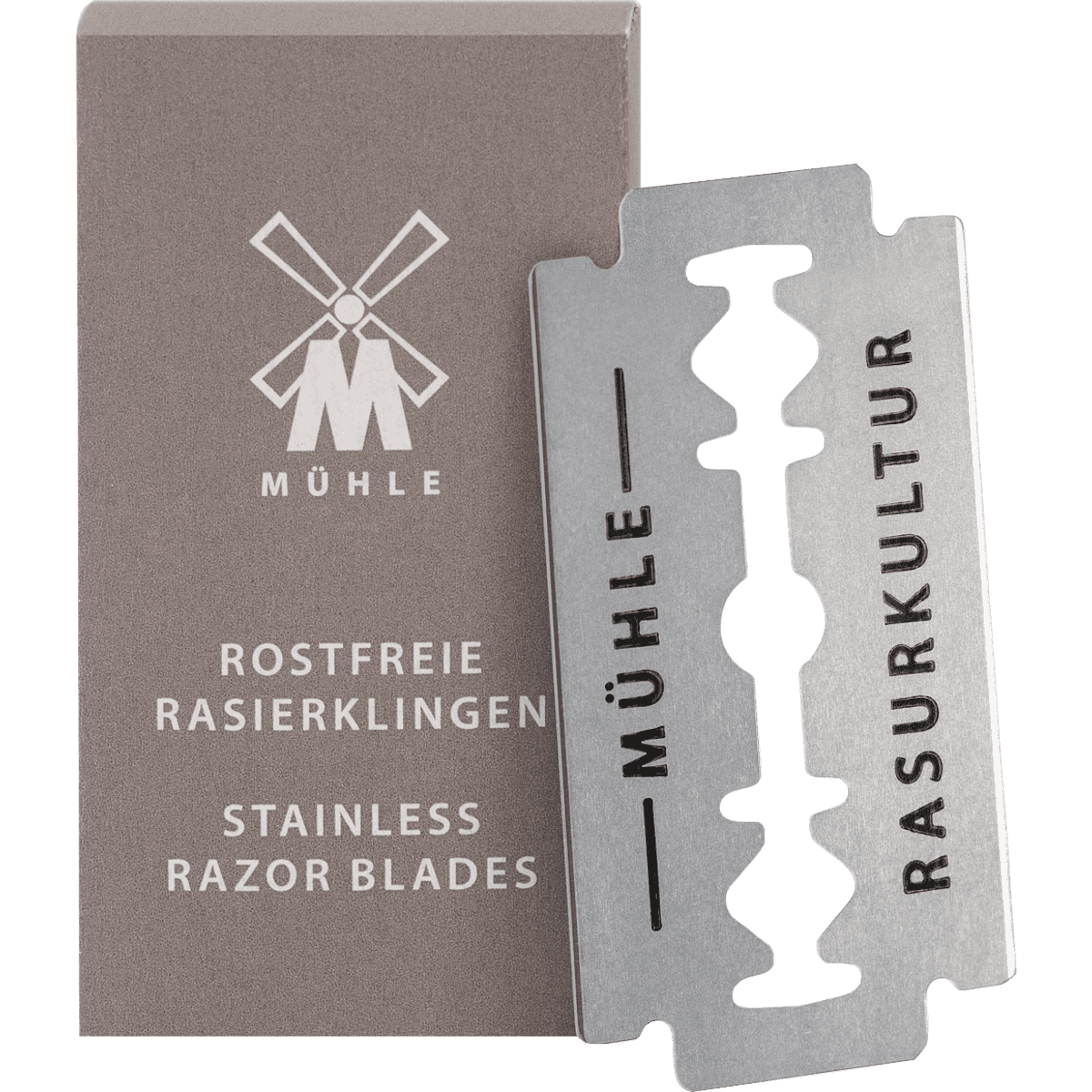 MÜHLE Lames pour rasoir de sûreté, 10 pièces (MÜHLE Rasierklingen für Rasierhobel, 10 St) — produit allemand authentique au Maroc