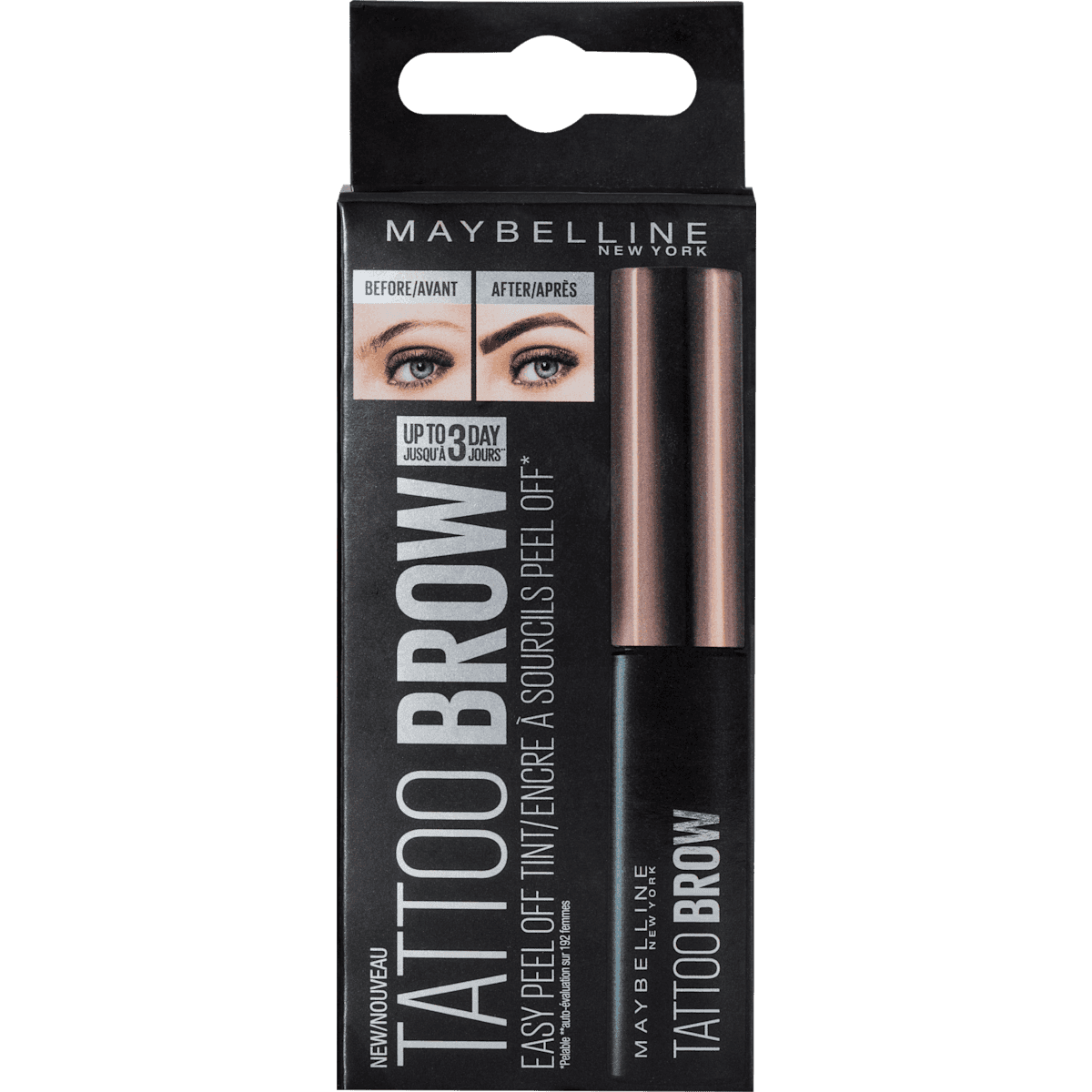 MAYBELLINE NEW YORK Gel à sourcils Tint 03 Dark Brown, 1 pièce — produit allemand authentique au Maroc