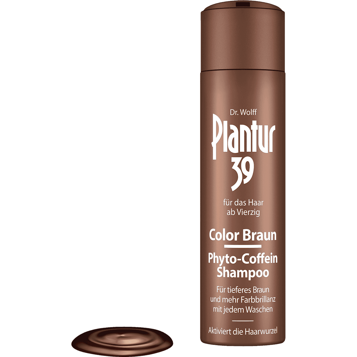 Plantur 39 Shampoo Phyto-Coffein Color brown, 250 ml (Plantur 39 Shampoo Phyto-Coffein Color Braun, 250 ml) — authentic German product in Morocco