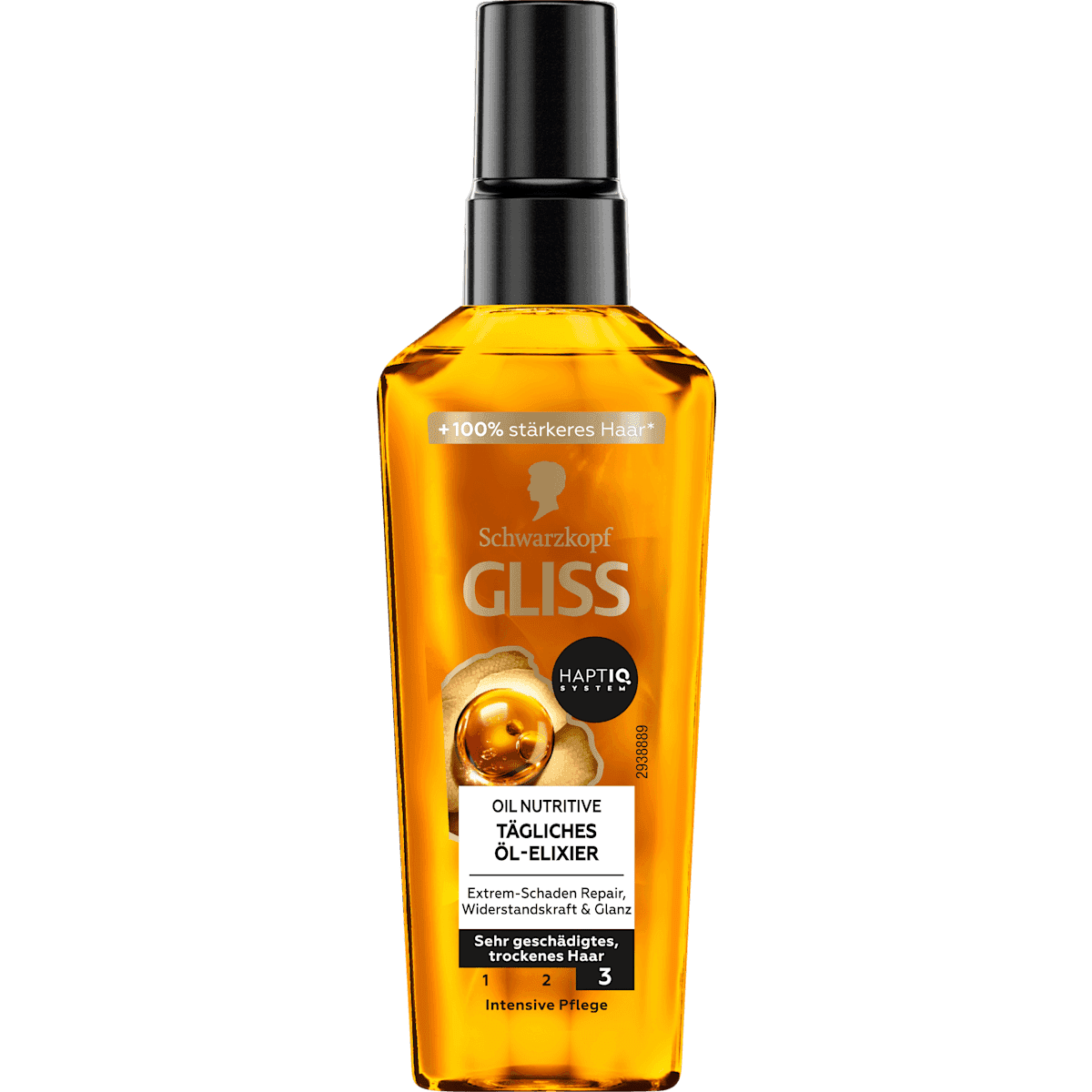 Schwarzkopf GLISS Huile capillaire Élixir d'huile quotidien, 75 ml — produit allemand authentique au Maroc