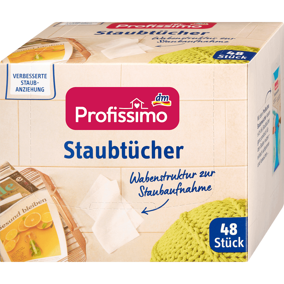 Profissimo poussi Chiffonsère, 48 pcs (Profissimo Staubtücher, 48 St) — authentic German product in Morocco