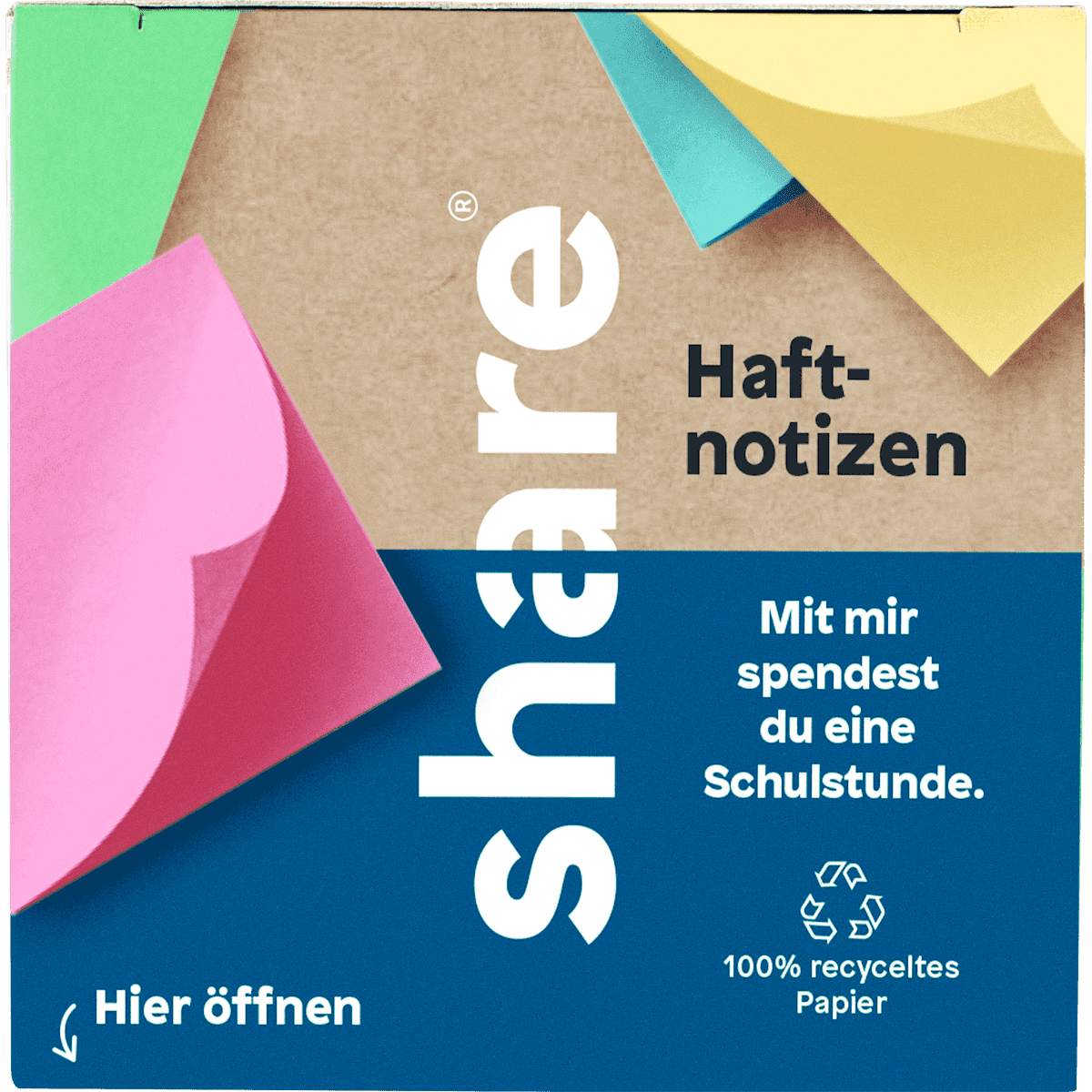 share Bloc de notes adhésives pastel 400 feuilles, 1 pièce — منتج ألماني أصلي في المغرب