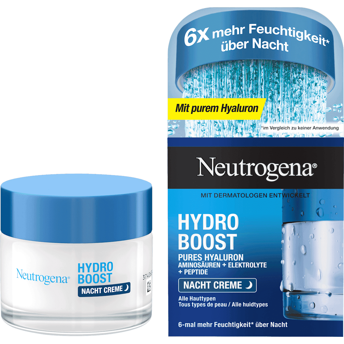 Neutrogena crème de nuit Hydro Boost, 50 ml — منتج ألماني أصلي في المغرب