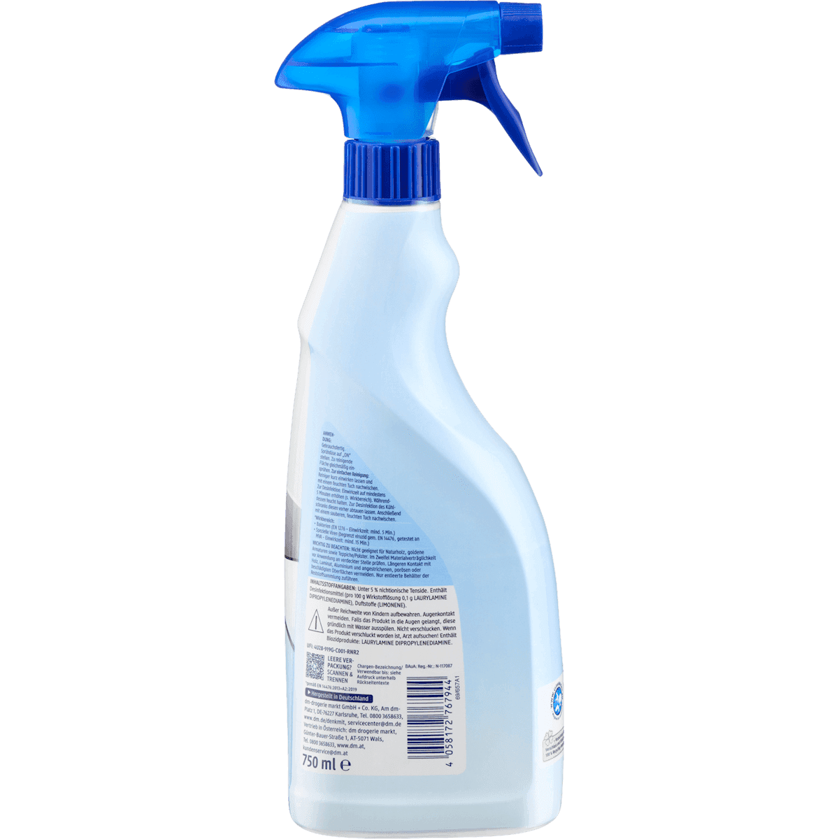 Denkmit Nettoyant hygiénique cuisine & réfrigérateur, 750 ml (Denkmit Hygienereiniger Küche & Kühlschrank, 750 ml) — produit allemand authentique au Maroc