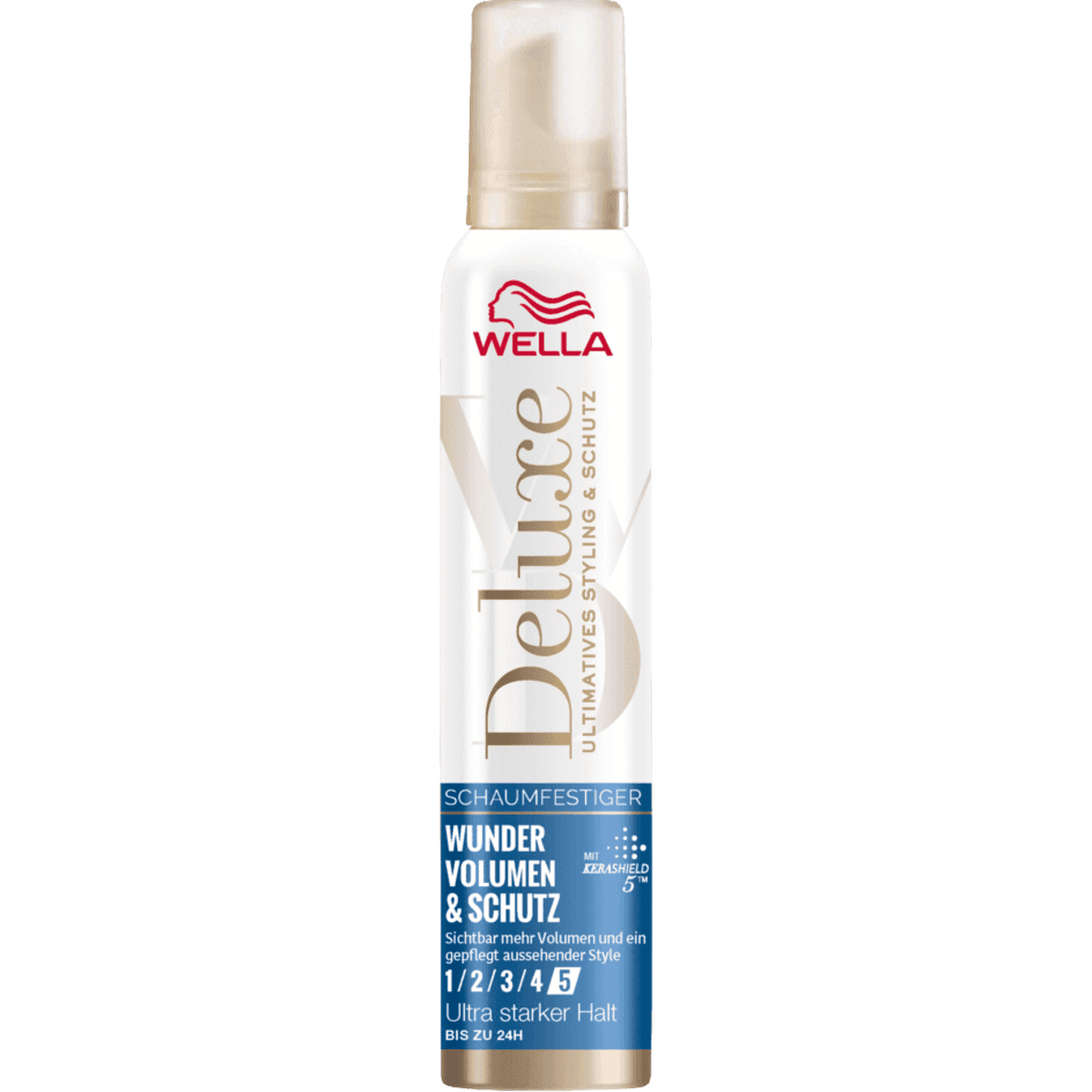 WELLA Deluxe styling mousse miracle volume & protection, ultra strong hold, 200 ml — authentic German product in Morocco