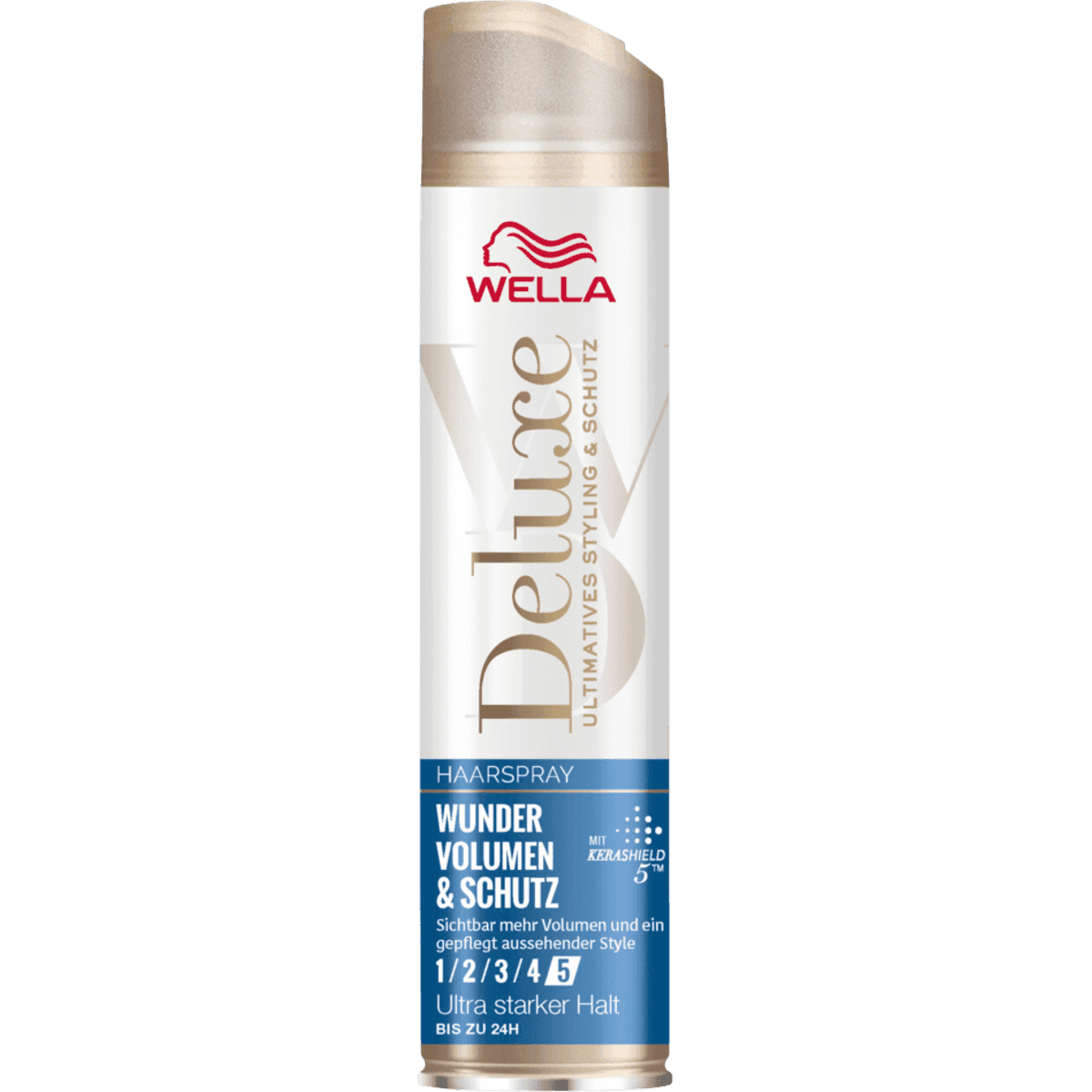 WELLA Deluxe Laque miracle volume & protection, ultra strong hold, 250 ml — authentic German product in Morocco